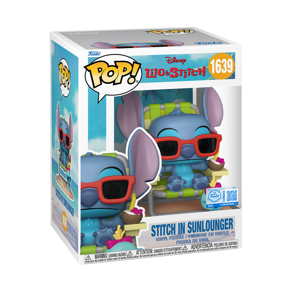 Pop! Premium Stitch sur Transat - packaging officiel