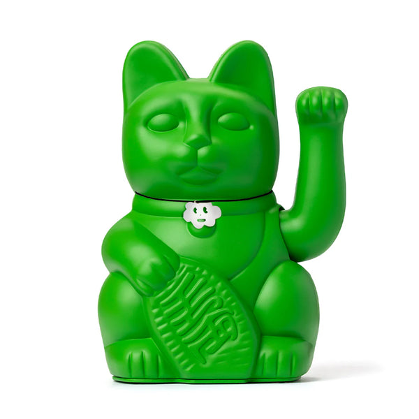 Gatto fortunato Hulk verde