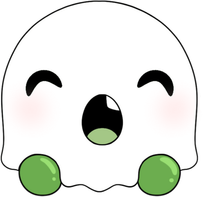 Ghost Slimecicle Stickie (6in)