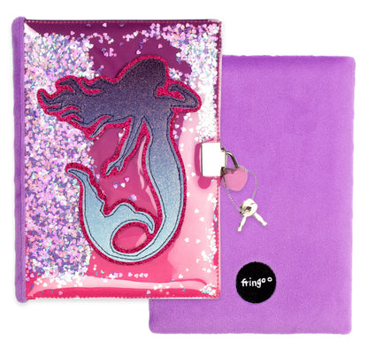 Journal secret pailleté – pailleté – sirène