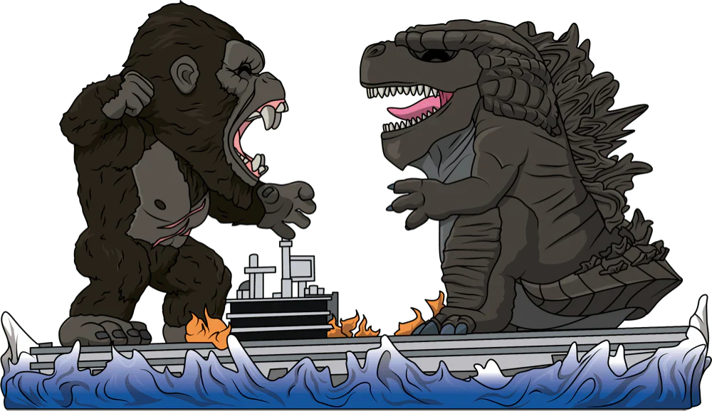 Figurine Godzilla vs. Kong