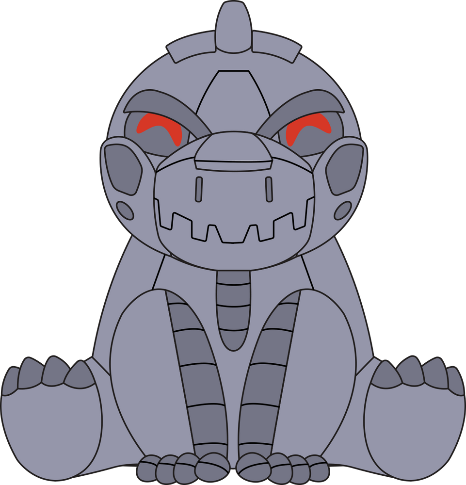 Mechagodzilla Plush (9in)