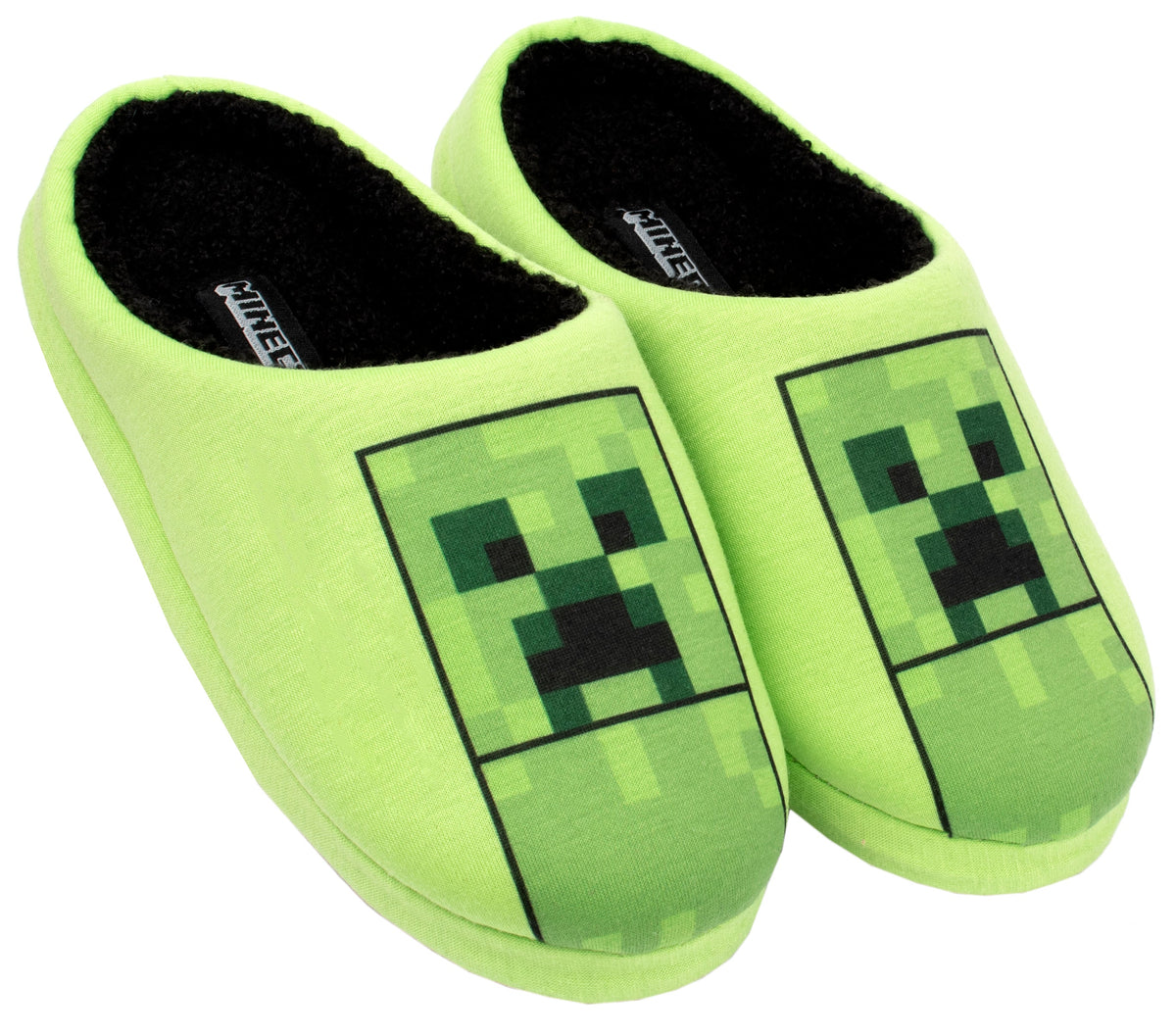 Chaussons enfant – Minecraft – vert Creeper