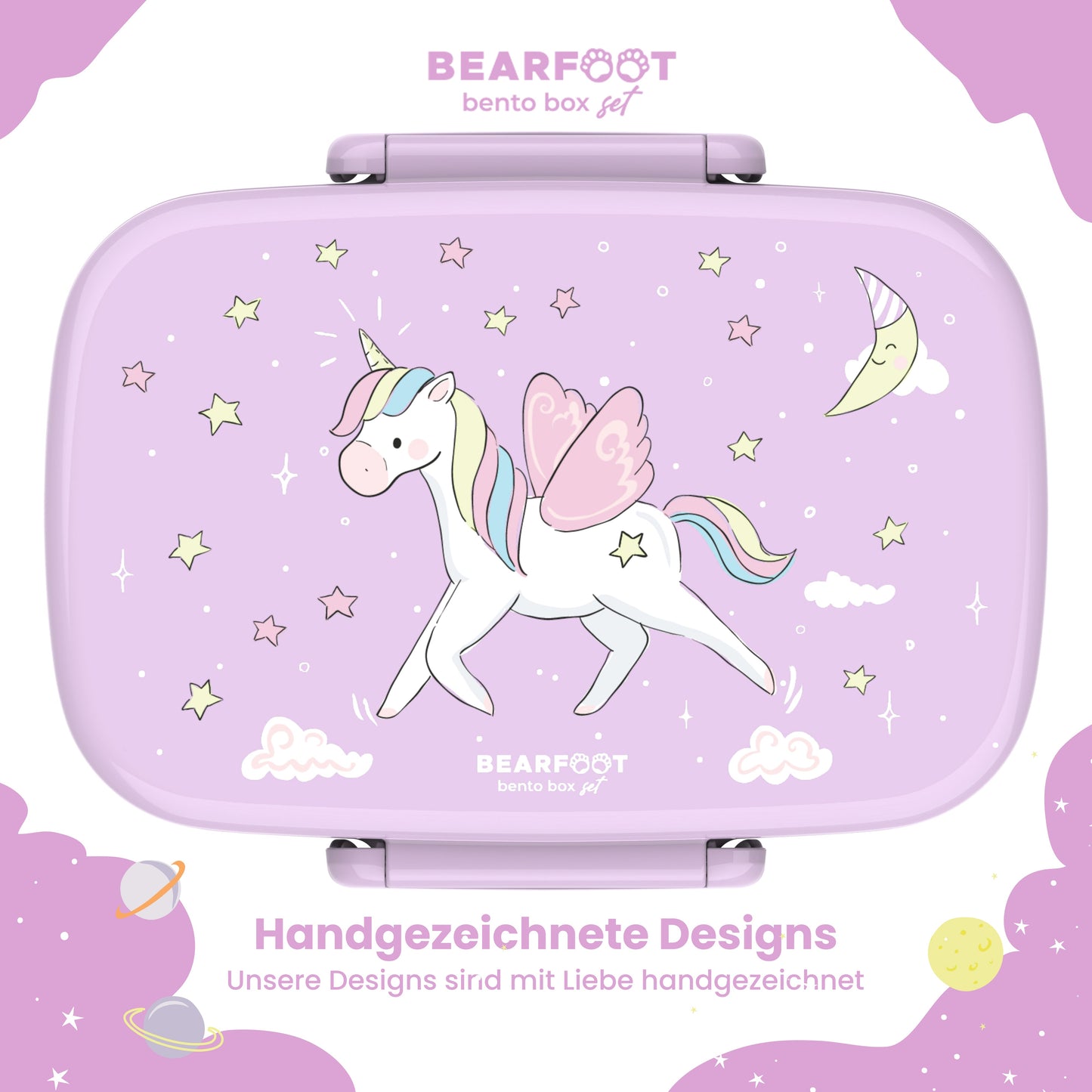 Einhorn Bundle - Bento Box Set & Trinkflasche 450ml
