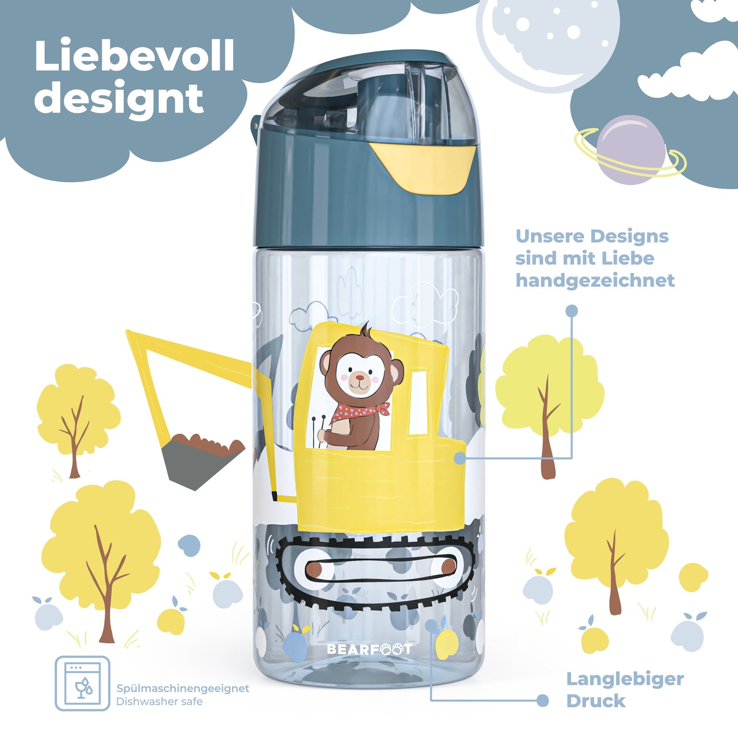 Bagger Bundle - Bento Box M & Trinkflasche 450ml & Isolierflasche 400ml