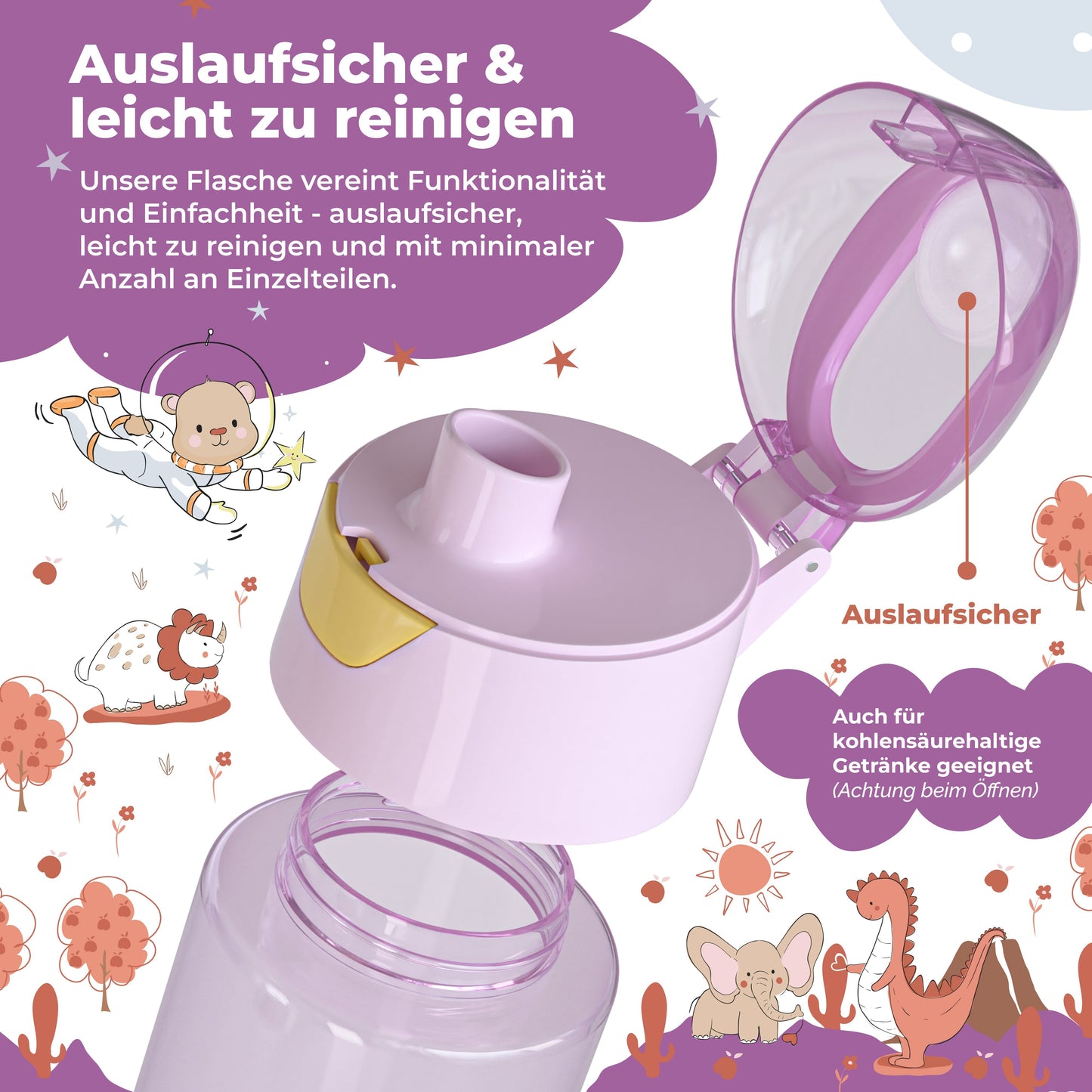 Einhorn Bundle - Bento Box M & Trinkflasche 450ml
