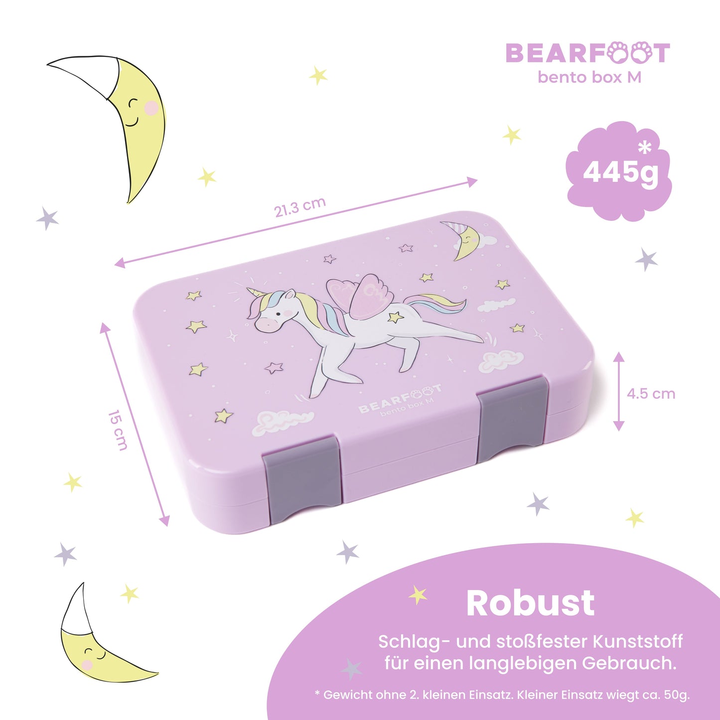 Einhorn Bundle - Bento Box M & Trinkflasche 450ml