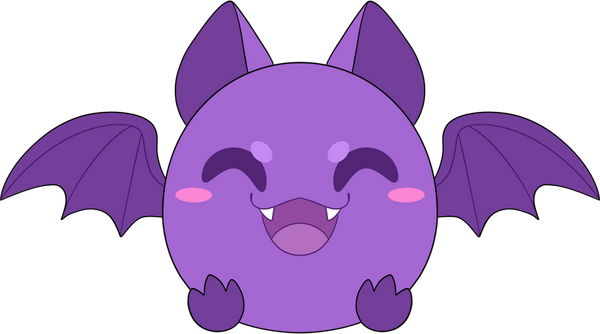 Halloween Bat Stickie (6in)