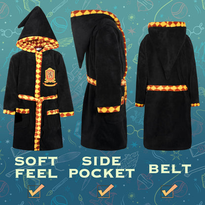 Personalized Harry Potter Robe - Black