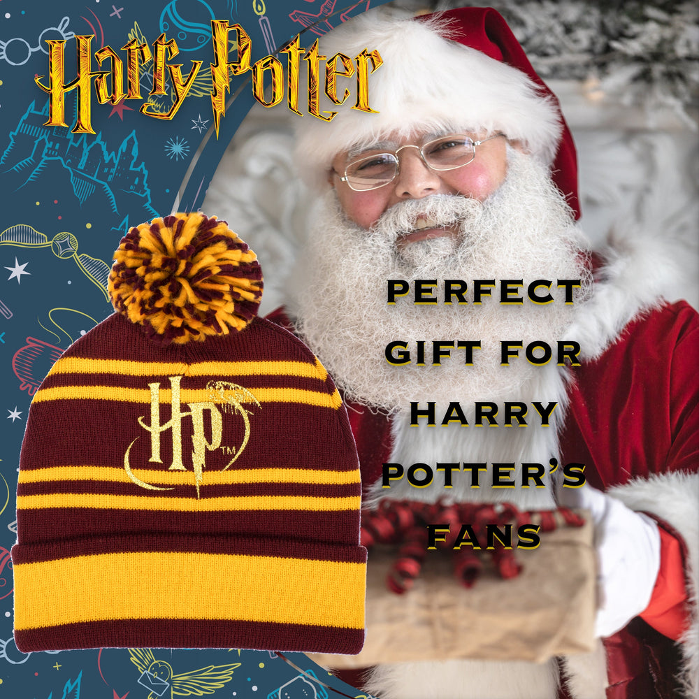 Bonnet d'hiver Harry Potter - Bordeaux