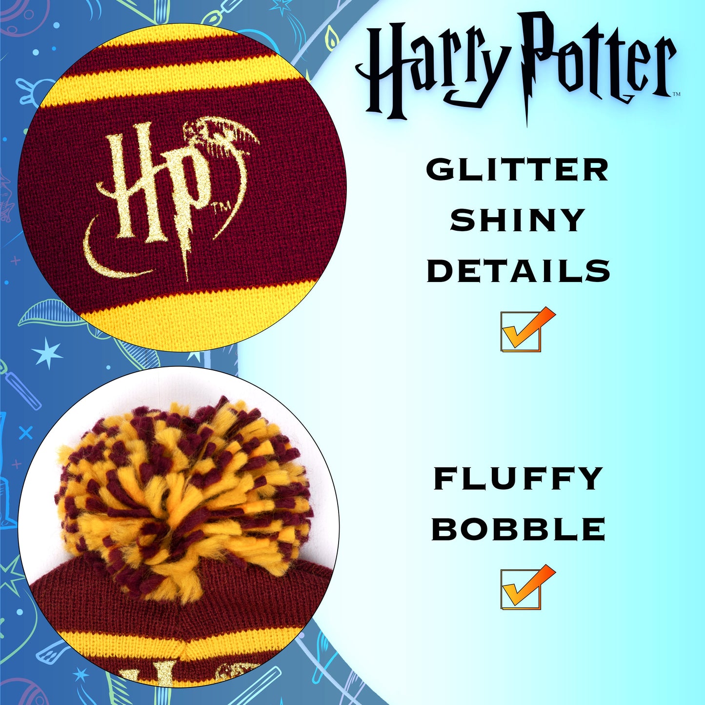 Harry Potter Winter Hat – Burgundy