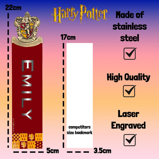 Harry Potter Crest Bookmark Burgundy