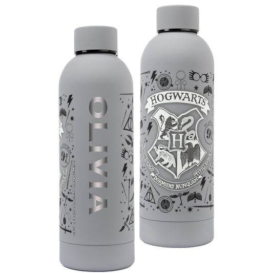 Harry Potter Gourde en acier inoxydable – gris