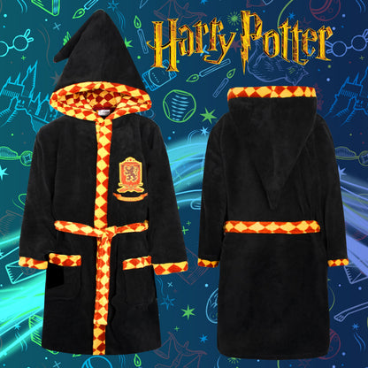 Personalized Harry Potter Robe - Black