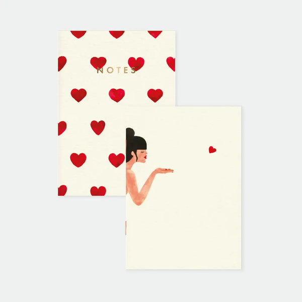 Bisou - Duo de carnets de Poche A6