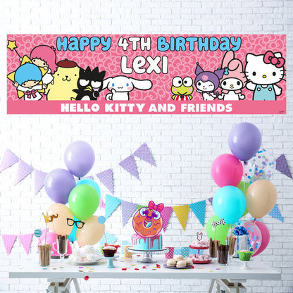 Hello Kitty Birthday Banner