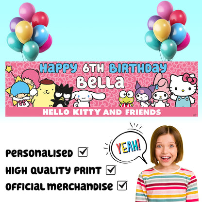 Hello Kitty Birthday Banner