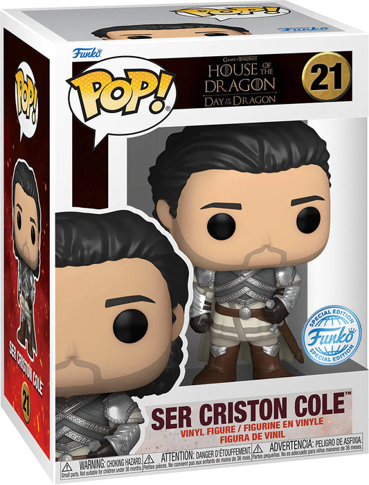 Pop! Ser Criston Cole tenant Épée