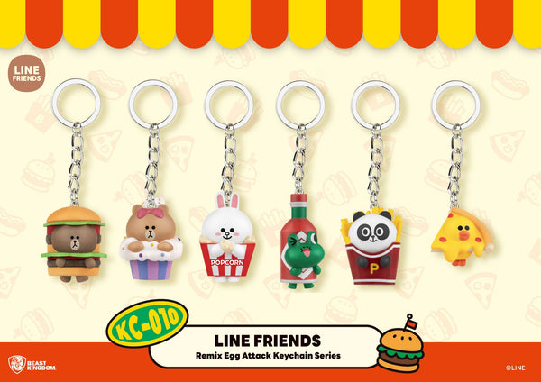 Portachiavi Mini Egg Attack - Line Friends 