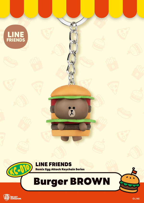 Portachiavi Mini Egg Attack - Line Friends 