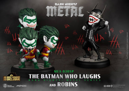 Noches oscuras: Metal Batman Who Laughs y Robin Minions Ataque de huevos 