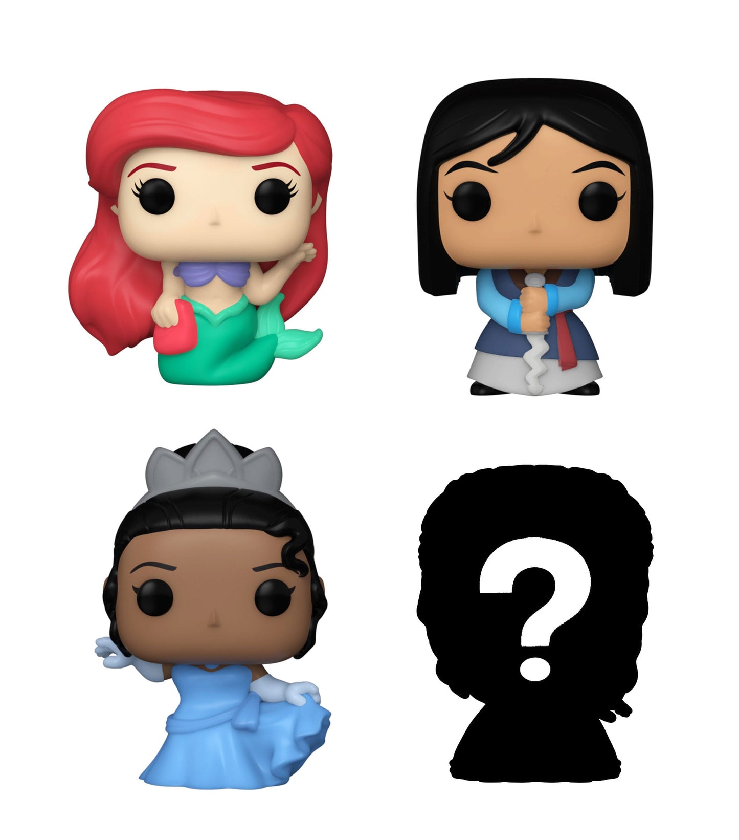 bitty pop disney princess 4 pack series 1