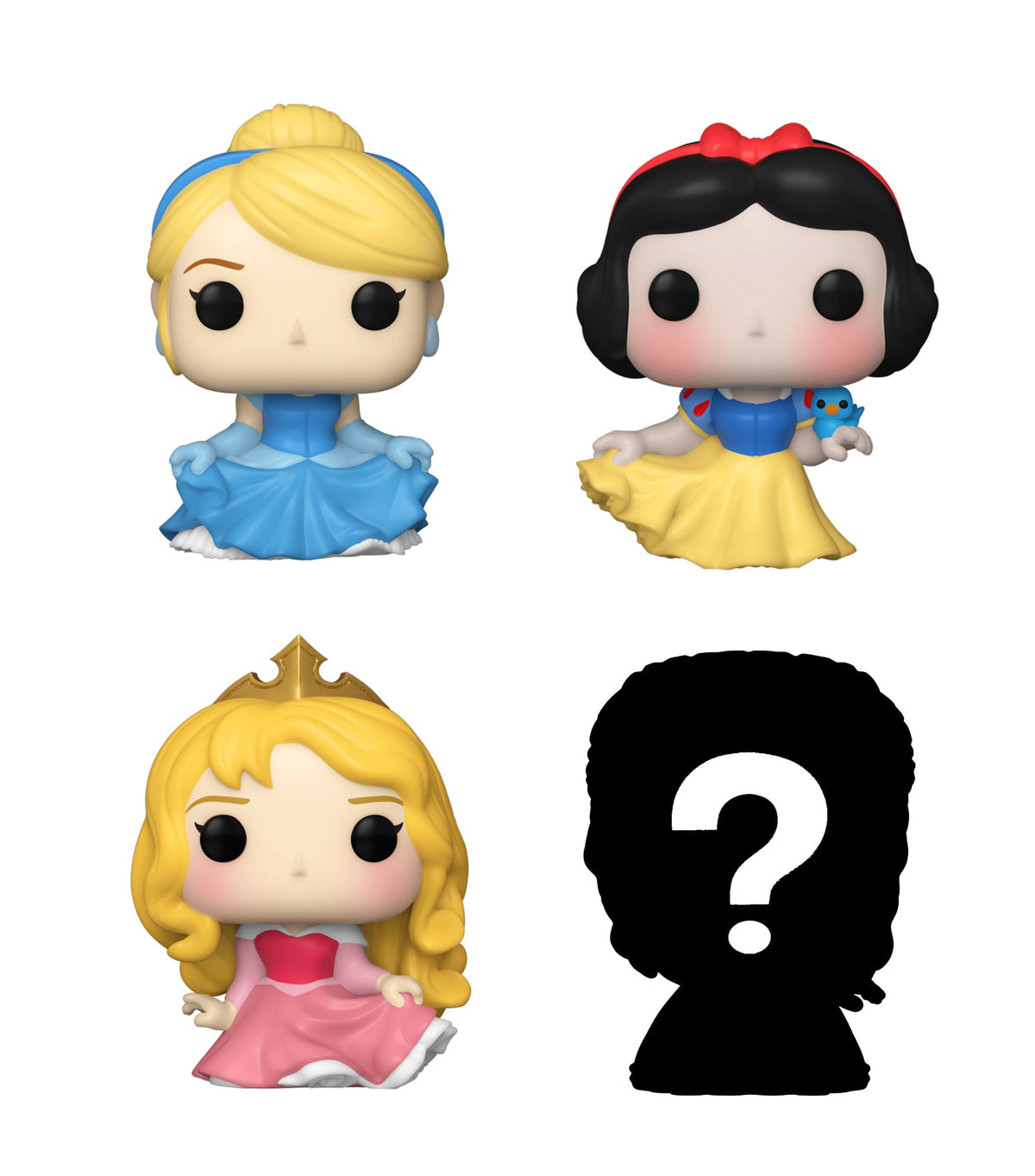 ¡Pop chiquitito! Paquete de 4 princesas de Disney Serie 3 