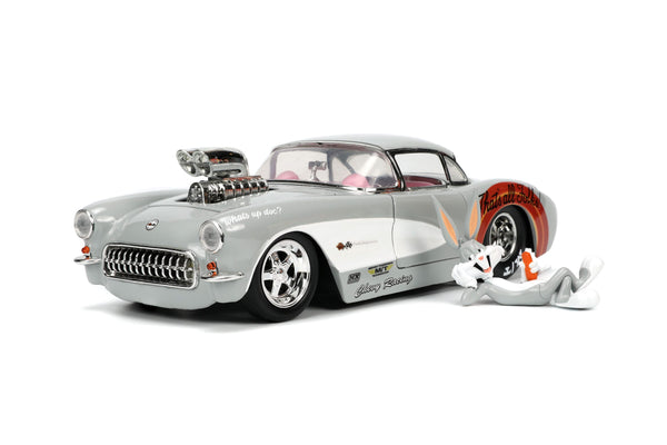 looney tunes 1967 chevy corvette 1 24 jada toys