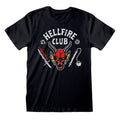 Camiseta de Stranger Things - Club del Fuego Infernal Negra