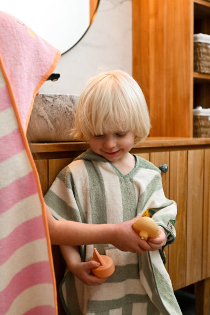 Poncho à capuche Lola Citron