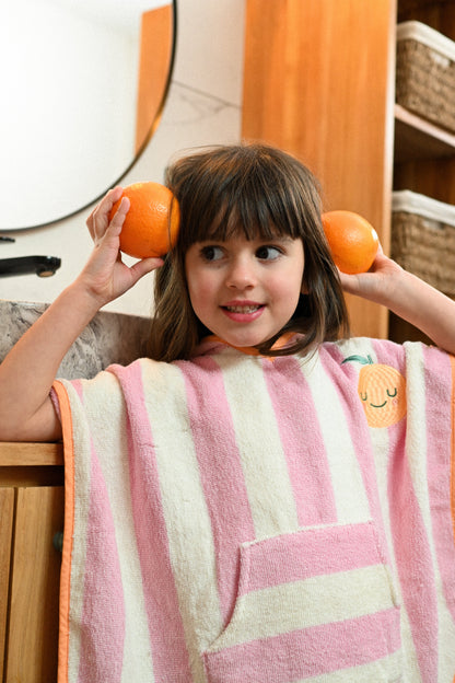 Kapuzenponcho Mandy Mandarin