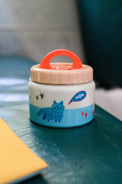 MEOWTIFUL CATS 350ml Stainless Steel Insulated Food Jar