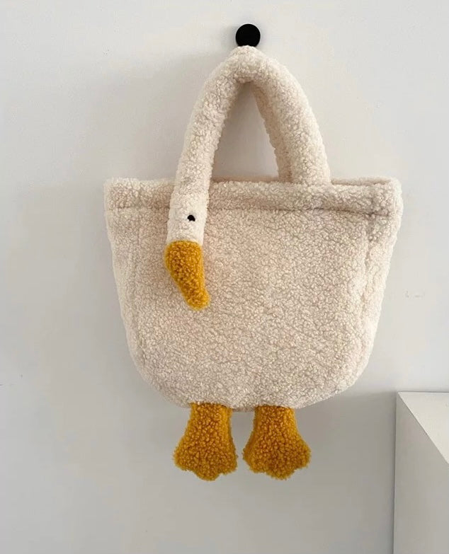 Bolsa de pato branco