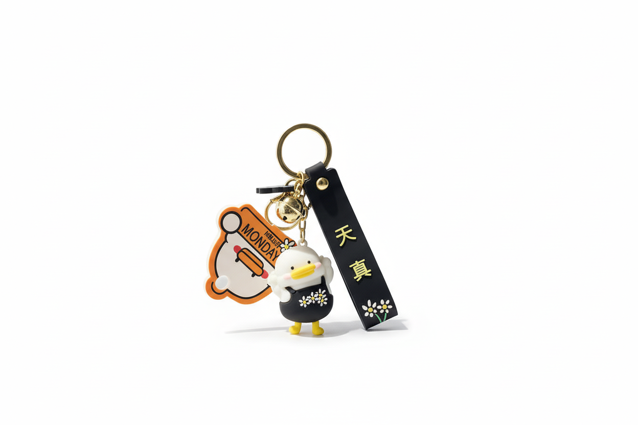 Marguerite Duck Keychain