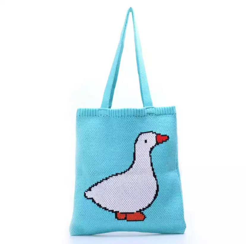 Tote Bag Duck tricô