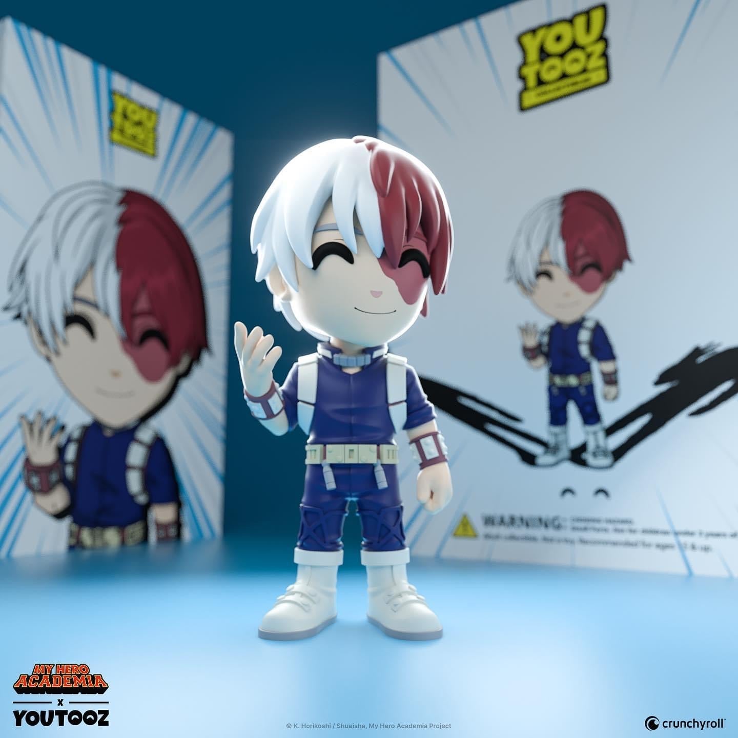 My Hero Acadamia Vinyl figurine Shoto Todoroki MHA Youtooz K. Horikoshi / Shueisha