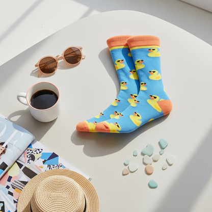 Chaussettes Canards Lunettes de Soleil