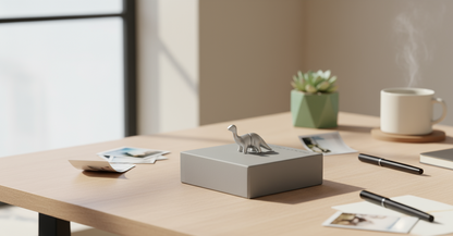 Porta fotográfica magnética de dinossauros