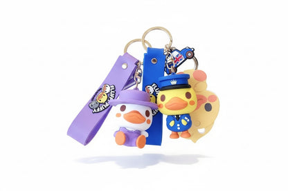 Police duck key door