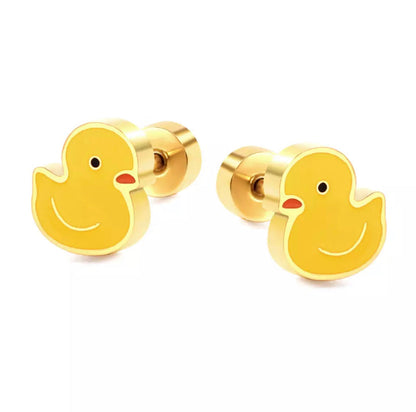 Pendientes Pato Amarillo