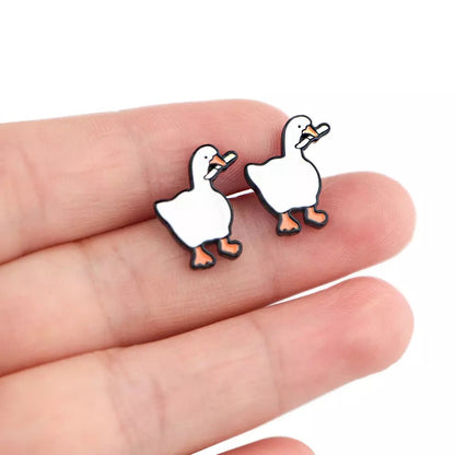 Knife Duck Earrings