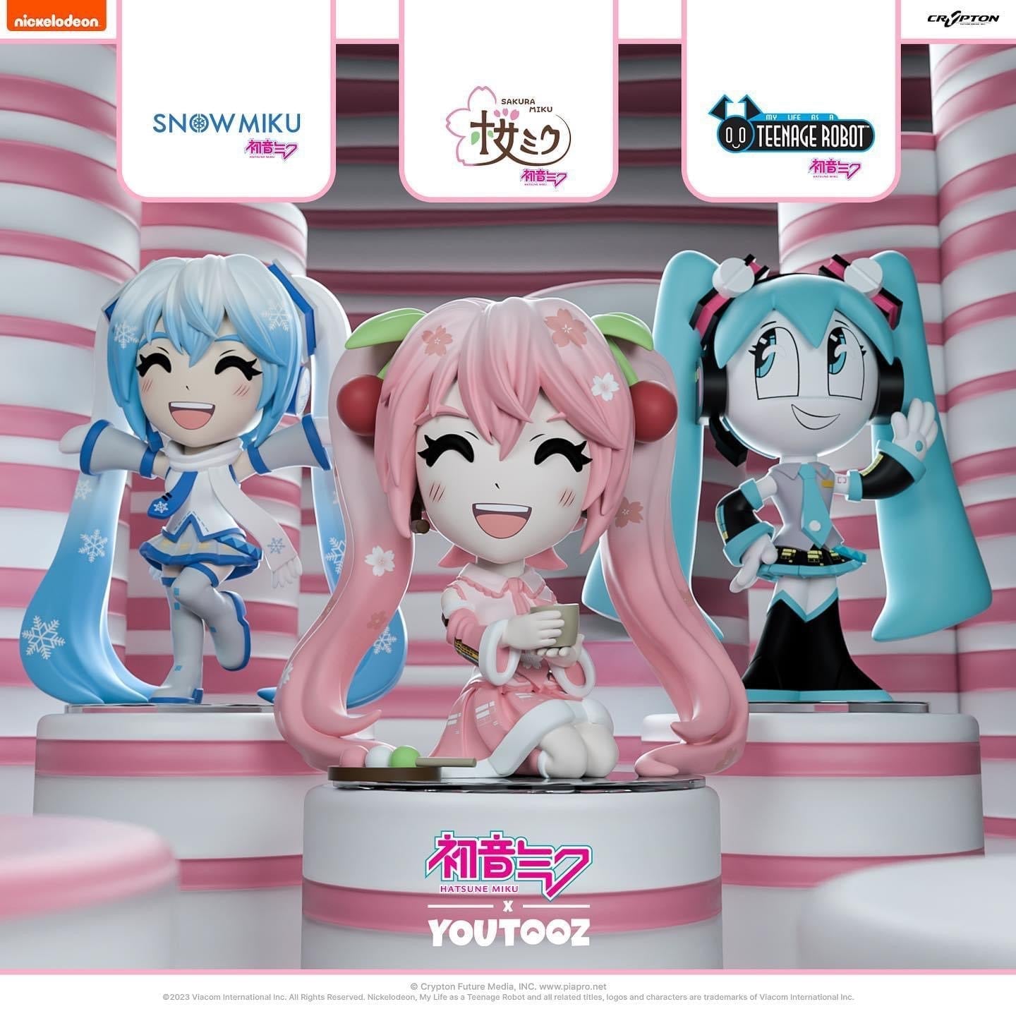 Hatsune Miku Vinyl figurine Snow Miku Youtooz Crypton Future Media, INC.