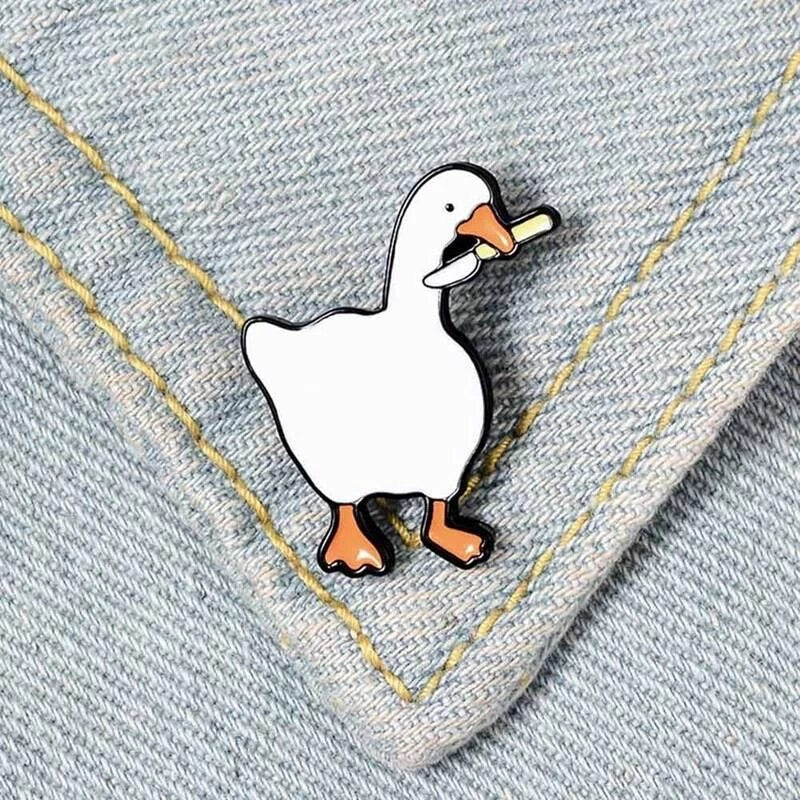 Pins de pato blanco Couteau