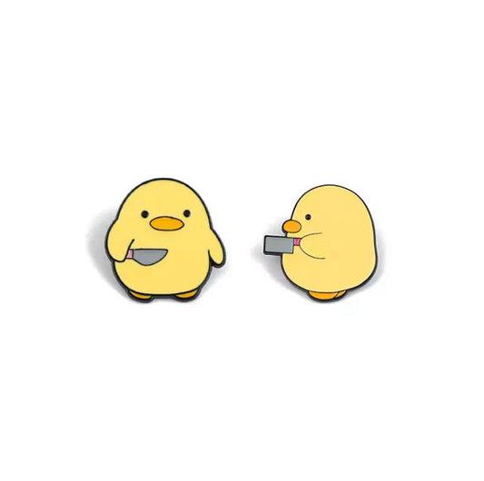 Yellow Duck Knife Pins