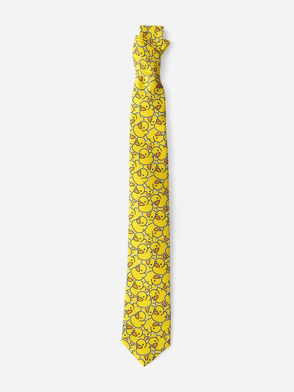 Corbata de pato amarillo