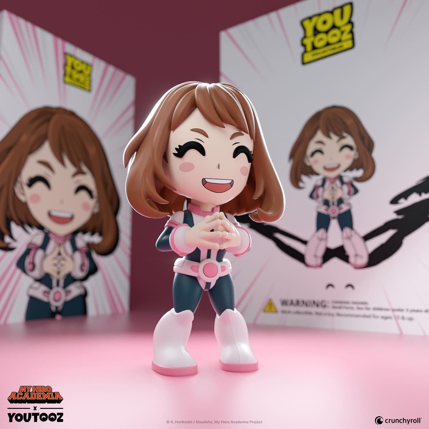 My Hero Acadamia Vinyl figurine Ochaco Uraraka MHA Youtooz K. Horikoshi / Shueisha