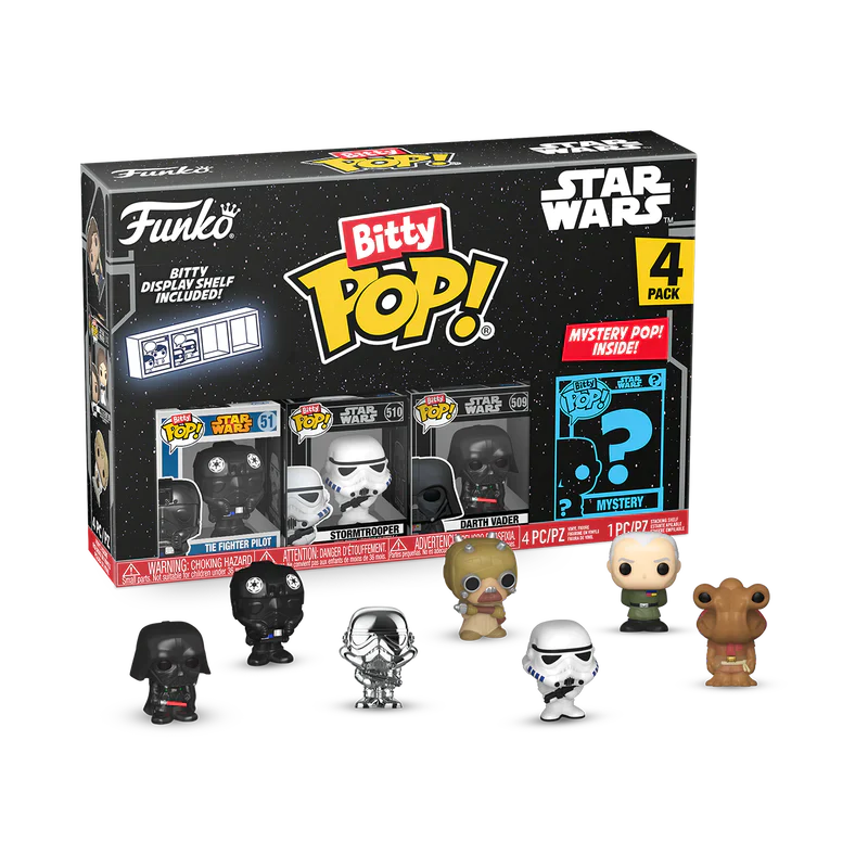¡Pop chiquitito! Paquete de 4 de Star Wars Serie 4