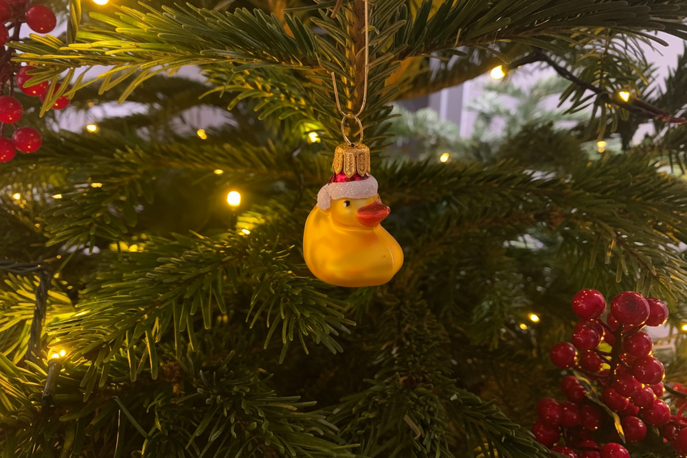 Bola de Natal de pato de Natal