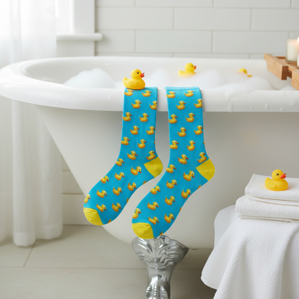 Meias de Pato Amarelo