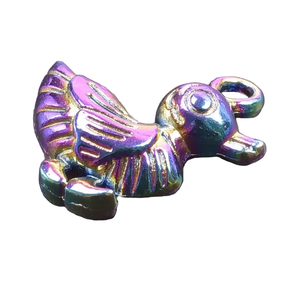 Ciondolo anatra arcobaleno